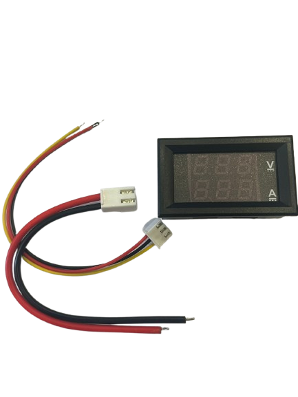 Dijital Ampermetre-Voltmetre DC 0-100V 0-10A Dual - GERİLİM DEDEKTÖRÜ AKIM ÖLÇER