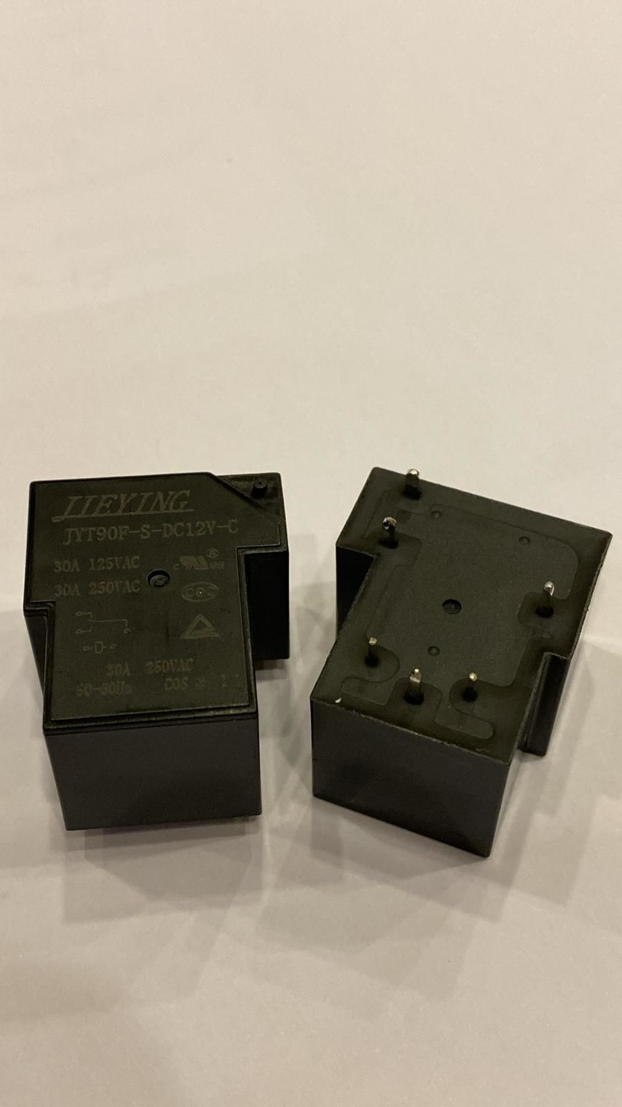 JYT90F-S-DC12V-C   12V 30A 250VAC   6 PİN AMPERLİ T RÖLE