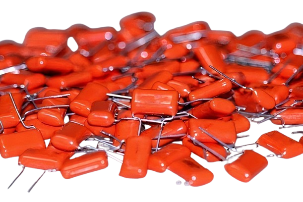 100NF 400V (104J400V) R:10MM DAMLA TİPİ POLYESTER KONDANSATÖR
