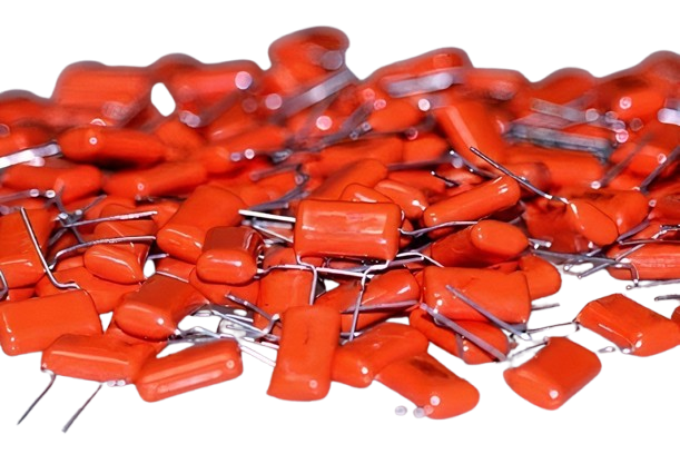 100NF 400V (104J400V) R:10MM DAMLA TİPİ  POLYESTER KONDANSATÖR