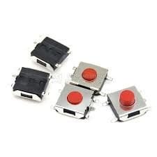 SWITCH KIRMIZI SMD 4 PİN 6X6X2.7 SMD SWİTCH PUSH BUTTON