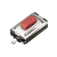 SWITCH KIRMIZI SMD 2 PİN 3X6X2.5 SMD SWİTCH PUSH BUTTON