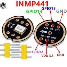 INMP441 Mems I2S Mikrofon Modülü