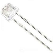 10 ADET -  MANTAR LED KIRMIZI ŞEFFAF 4.8MM LED