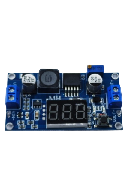 XL6009 4A DC-DC LED Voltmetreli Ayarlanabilir Yükseltici Güç Modülü