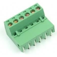 6LI 5.08MM 90°C TAKIM YEŞİL GEÇMELİ KLEMENS