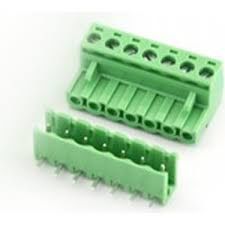 7Lİ 5.08MM 90°C TAKIM  YEŞİL GEÇMELİ KLEMENS