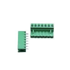 7Lİ 5.08MM 180°C TAKIM  YEŞİL GEÇMELİ KLEMENS