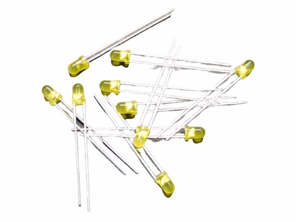 3MM LED SARI - 10 ADET