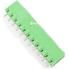 11Lİ 5.08MM 180C TAKIM YEŞİL GEÇMELİ KLEMENS