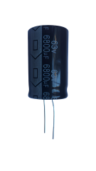 6800UF 63V   105C 43X25   ELEKTROLİTİK ALÜMİNYUM KONDANSATÖR