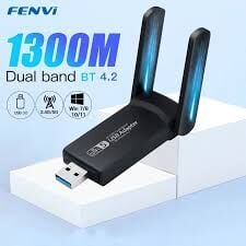 FENVI USB 3.0 Wifi Adaptör Bluetooth 4.2 5ghz Masaüstü Kablosuz Ağ Alıcısı