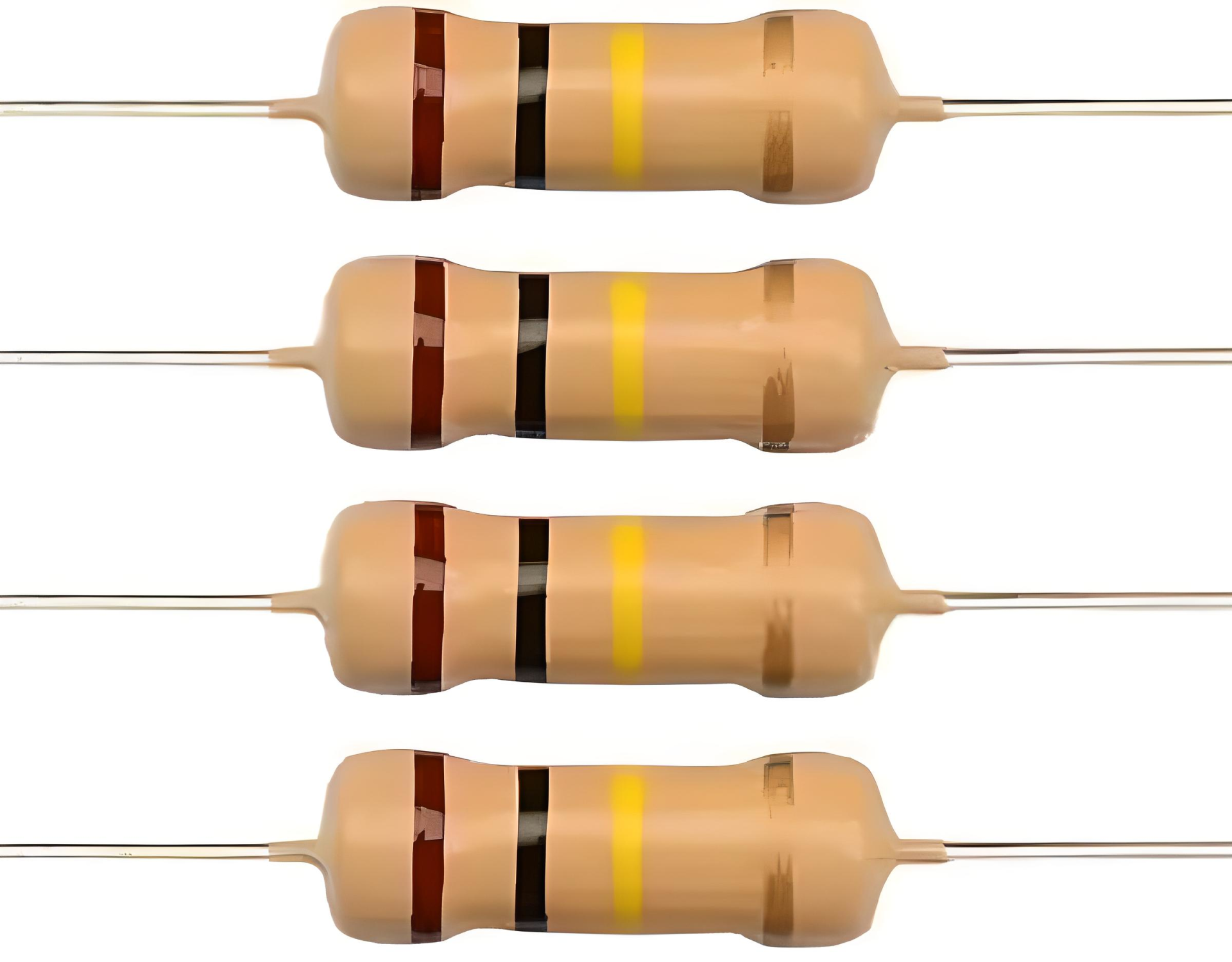 10 ADET - 100K Ohms 1/4W Karbon Film Direnç