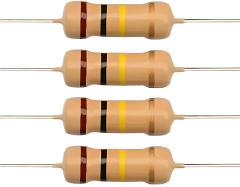 10 ADET - 100K Ohms 1/4W Karbon Film Direnç