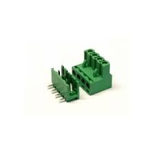 4LÜ 3.81MM 180C TAKIM  YEŞİL GEÇMELİ KLEMENS