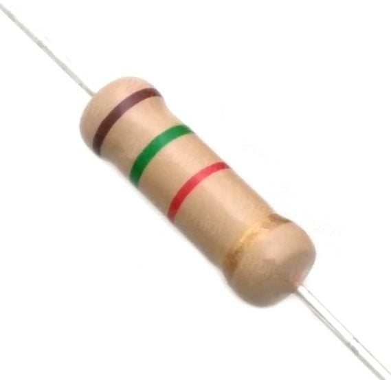 5 ADET -  1.5K OHM 1K5 2W %5 DİRENÇ