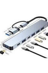 Support BC1.2 TYPE-C 8 in 1 Adaptör