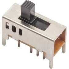 10 ADET -  SÜRGÜLÜ SLIDE SWITCH SPDT ON-OFF-ON 3 KONUMLU 6P