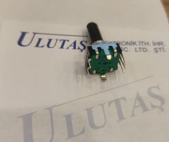 EC-11 ROTARY ENCODER CODE SWITCH DIGITAL EC11 7 PINS 20MM D-SHAFT