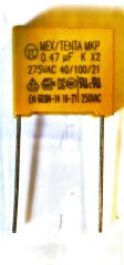 0.47UF/275VAC-P15 (470NF/275VAC) POLYESTER KONDANSATÖR
