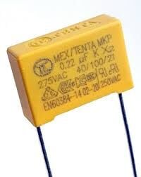 220NF 275VAC   - (0.22UF 275VAC)  X2 MKP  RM:22.5MM   POLYESTER KONDANSATÖR