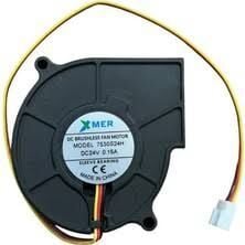 XMER DC BRUSHLESS FAN MOTOR 2P MODEL:5015GS12H 12V 0.20A  SLEEVE BEARING 50X50X15MM FAN