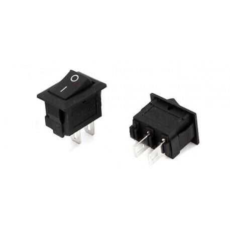 KCD11 2-Pin Mini On-Off 3A 250V Anahtar - Siyah