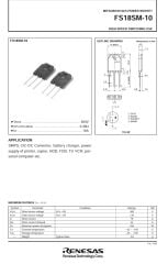 FS18SM-10 TO-3P N-CHANNEL POWER MOSFET HIGH-SPEED SWITCHING USE