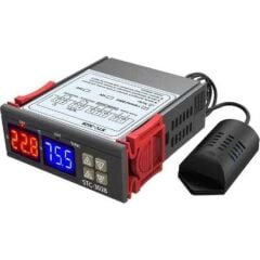 STC-3028 12V Lcd Ekran Nem Sıcaklık Kontrol Termostatı