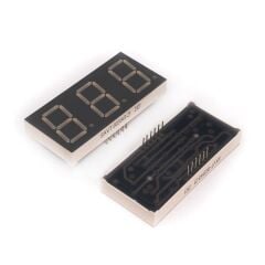SAVT-8031AUHR-21 LED DISPLAY 7 SEGMENT 3 DIGIT 20.32MM (-) RED