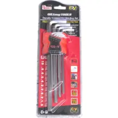Q Tools Düz Uzun Alyan Anahtarı Seti (6 Köşe)