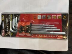 Q Tools Düz Uzun Alyan Anahtarı Seti (6 Köşe)