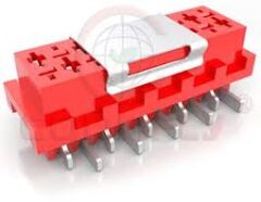 L-KLS1-204G-10-R-TC MICRO MATCH KONNEKTÖR THT V/T 10 PİN (2X5) 2.54MM DİŞİ KIRMIZI