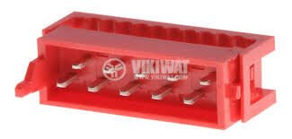 DS1015-01-10R6 MICRO MATCH KONNEKTÖR FREE 10 PİN (2X5) 2.54MM ERKEK KIRMIZI KONNEKTÖR