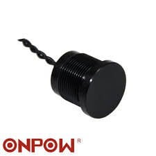 SİYAH 19MM PİEZO DOKUNMATİK BUTON