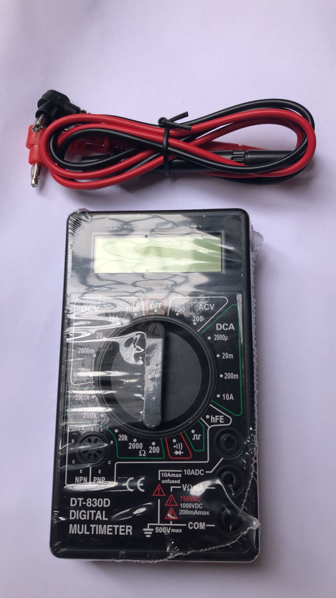 DT-830D Dijital Multimetre Ölçü Aleti DT830D