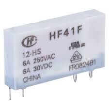 HF41F/12-ZS   12V 6A  Slim Röle