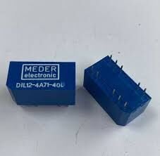 MEDER - DIL12-4A71-40L   12V 10A 10 Pin  Reed Röle