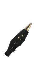 10 ADET -  SİYAH KABLOSUZ BÜYÜK BOY KROKODİL - TİMSAH UÇ