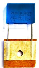 25 ADET -  EPCOS -  MKP-X2-0.22UF/305V-224K-P15-TB (220NF 305VAC) POLYESTER KONDANSATÖR