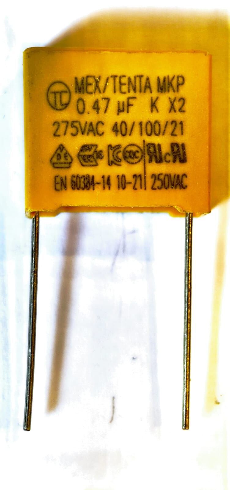 25 ADET -  0.47UF/275VAC-P15 X2 MKP (470NF/275VAC) POLYESTER KONDANSATÖR - ONLİNE ÖZEL FİYAT