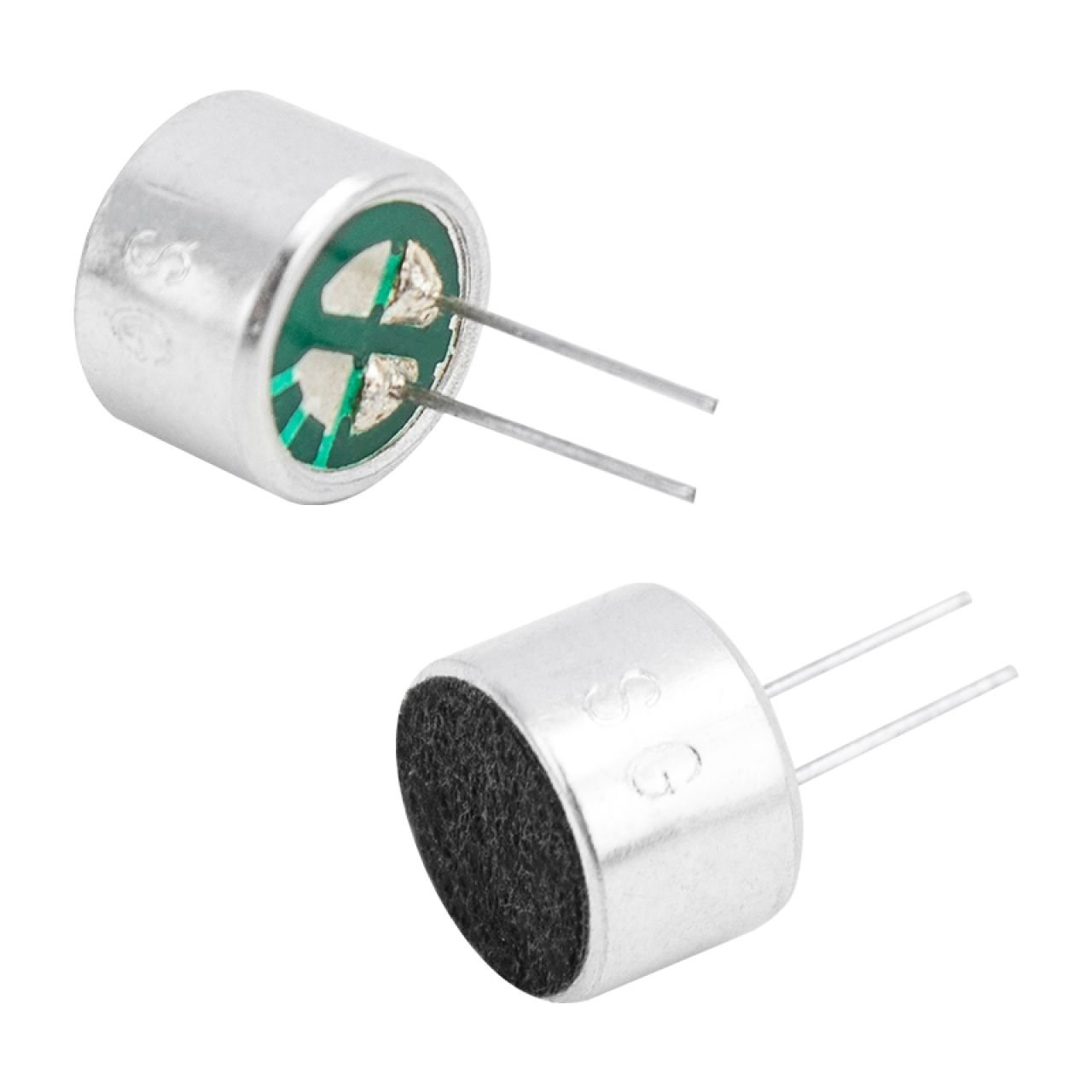 10MM DİP KAPSÜL MİKROFON - 10MM DİP KAPASİTİF MİKROFON