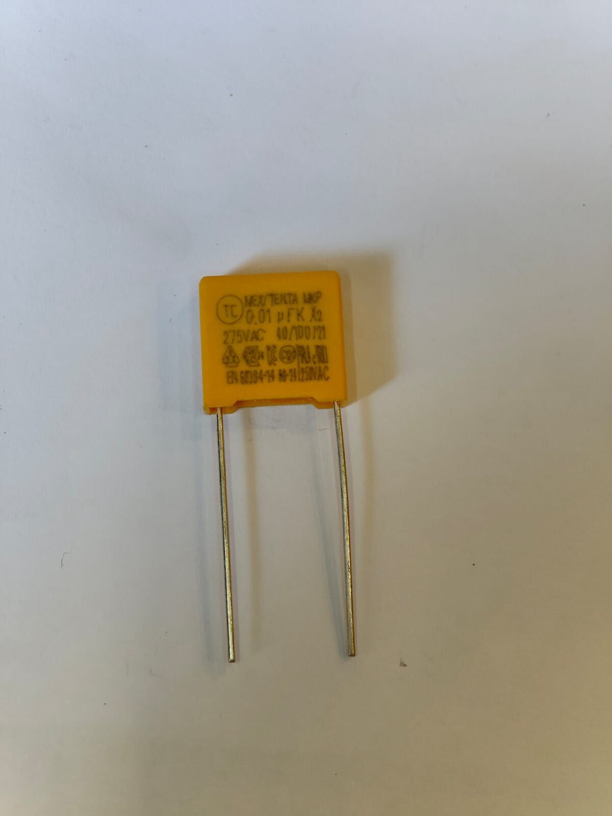 25 ADET -  0.01UF/275VAC-P10 (10NF 275VAC) POLYESTER KONDANSATÖR