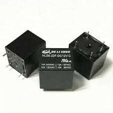 HELISHUN -  HLS8-22F-DC12V-C   12V 15A 5 Pin  Röle