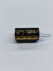 5 ADET  -  4700UF 63V 105C  22X40  ELEKTROLİTİK ALÜMİNYUM KONDANSATÖR - ONLİNE ÖZEL FİYAT