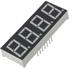 E1-4049-CUY-1 LED DISPLAY 7 SEGMENT 4 DIGIT 12.14MM SARI DİSPLAY