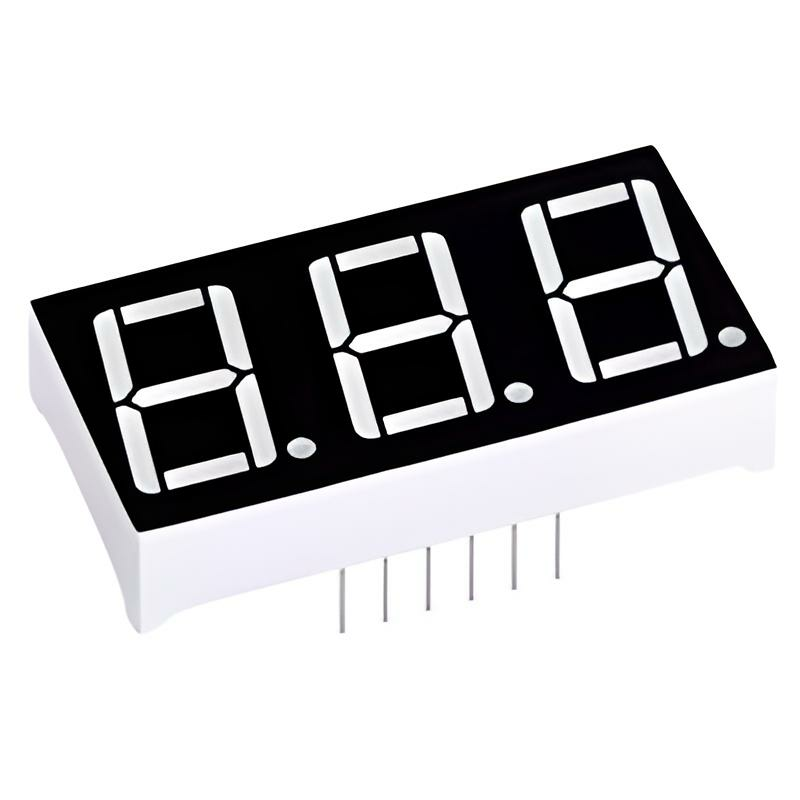 E1-4049-CUY-1 LED DISPLAY 7 SEGMENT 4 DIGIT 12.14MM SARI DİSPLAY
