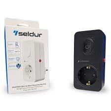 SELDUR - ANAHTARLI ŞOK VE AKIM KORUMALI FİŞ - PRİZ  16A 250V MAX:3600W