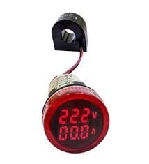 22MM DİJİTAL AMPERMETRE VE VOLTMETRE