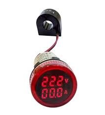 22MM DİJİTAL AMPERMETRE VE VOLTMETRE